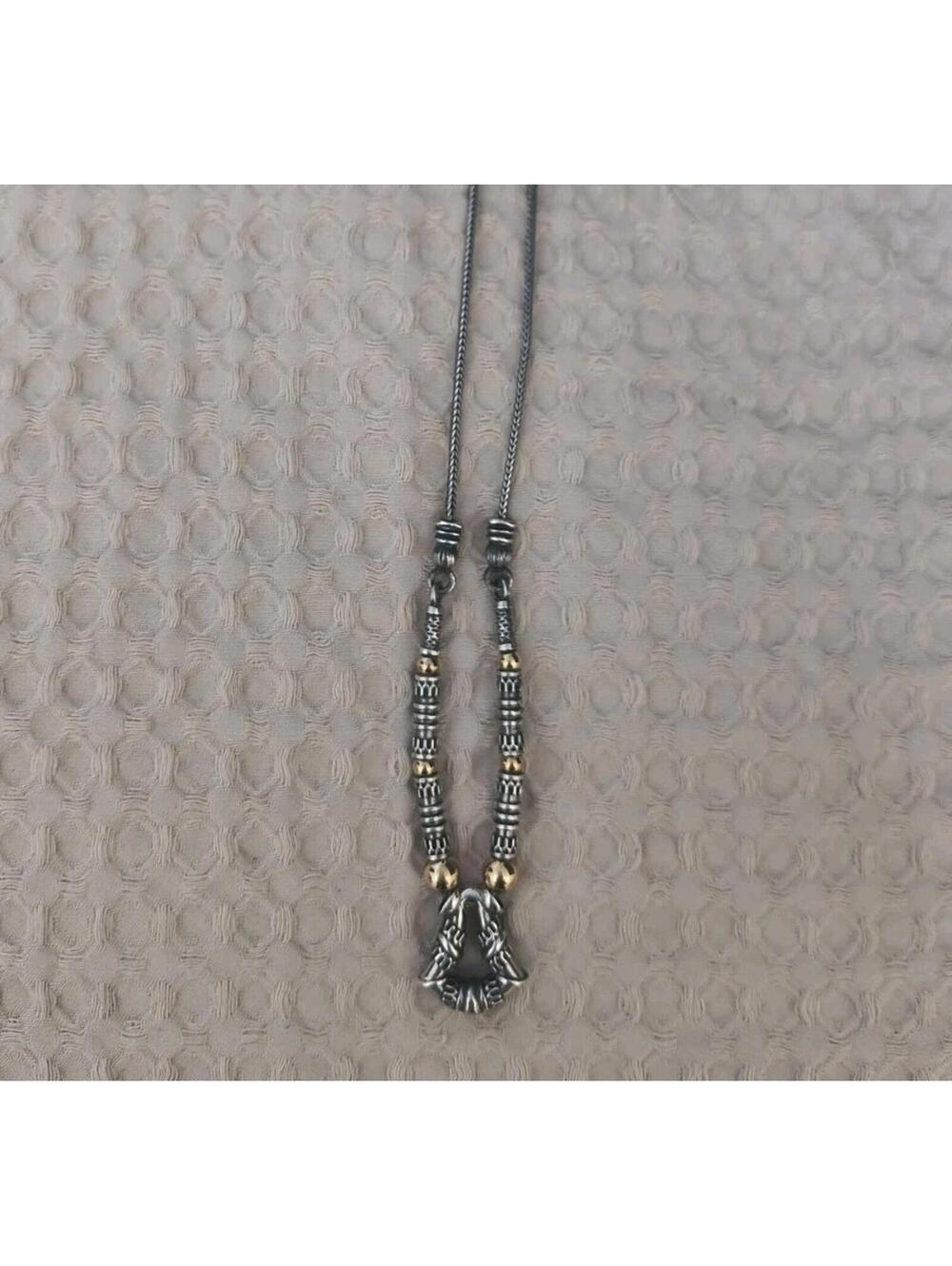 Zanfeld Sterling 14k Beaded Necklace